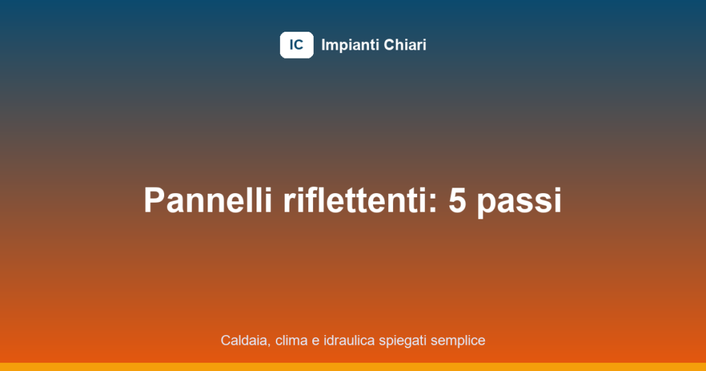 pannelli riflettenti termosifoni featured image