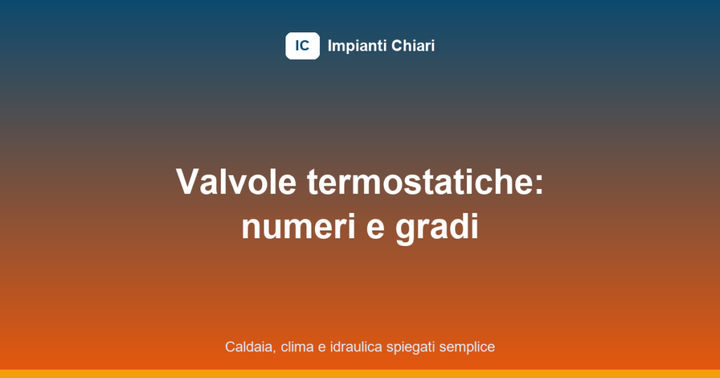 valvole termostatiche numeri featured image