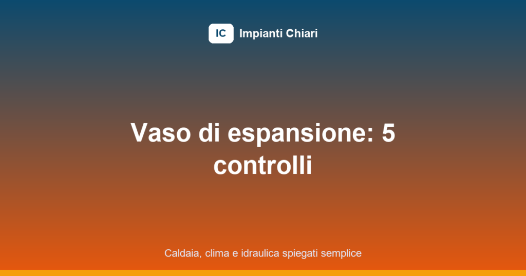 vaso di espansione caldaia featured image